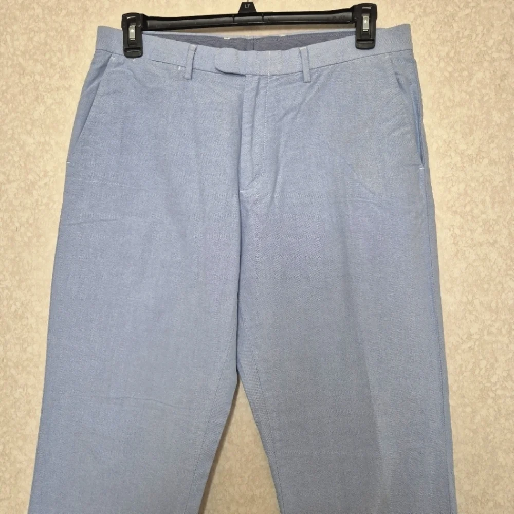 J. Crew Blue Chinos Straight Leg Classic..SIZE:34/32